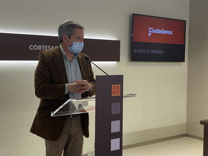 Archivo - El líder de Cs Aragón, Daniel Pérez Calvo.