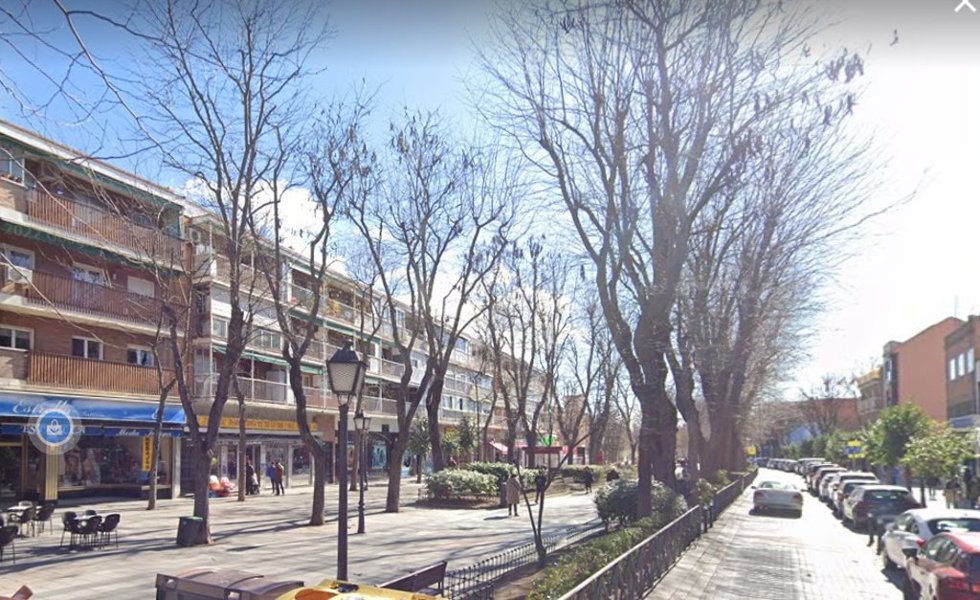Paseo Federico García Lorca, en Villa de Vallecas de Madrid