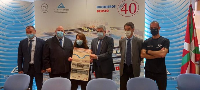 Presentacion de la 40 edición de la Regata Ingenieros-Deusto en el Consorcio de Aguas Bilbao Bizkaia