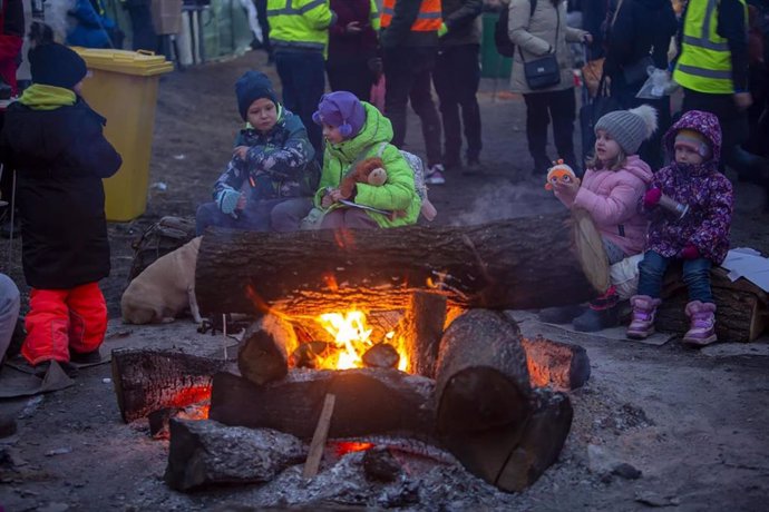 Personas refugiadas en Ucrania