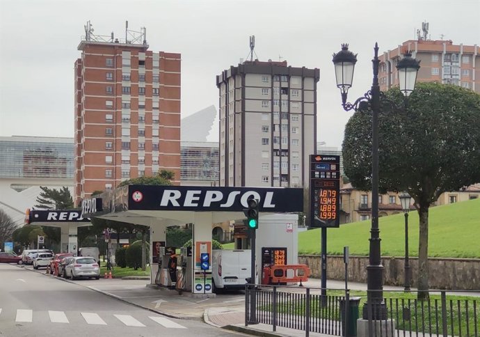 Gasolinera en Oviedo