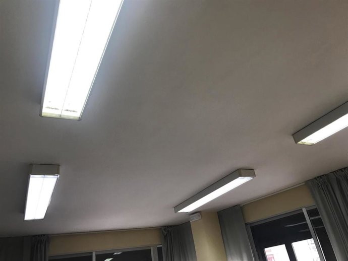 Luz, fluorescentes, energía, consumo