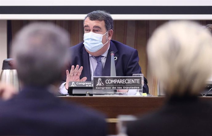 Archivo - El alto Comisionado para la Lucha contra la Pobreza Infantil, Ernesto José Gasco, interviene en una Comisión de Presupuestos en el Congreso de los Diputados, a 27 de octubre de 2021, en Madrid, (España). 