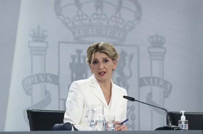 La vicepresidenta segunda y ministra de Trabajo y Economía Social, Yolanda Díaz