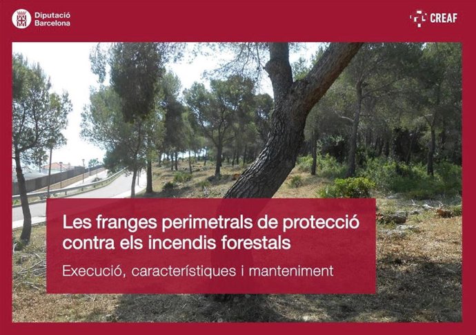 Cubierta de la guía 'Las franjas perimetrales de protección contra los incendios forestales: Ejecución, características y mantenimiento'.