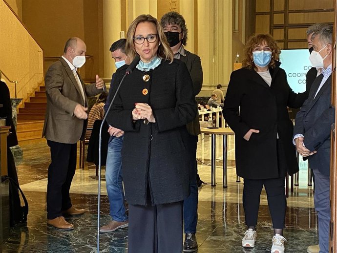 La consejera de Presidencia del Gobierno de Aragón, Mayte Pérez.