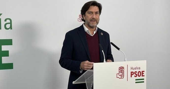 El portavoz del PSOE de Huelva, Enrique Gaviño.
