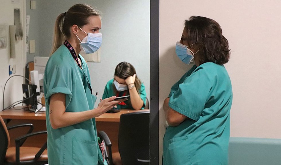Profesionales sanitarias del Hospital Reina Sofía de Córdoba