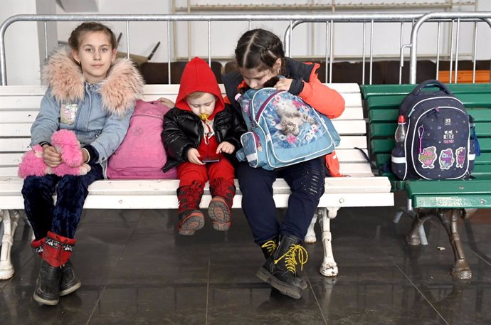 Refugiats arribats des d'Ucrana a Eslovquia