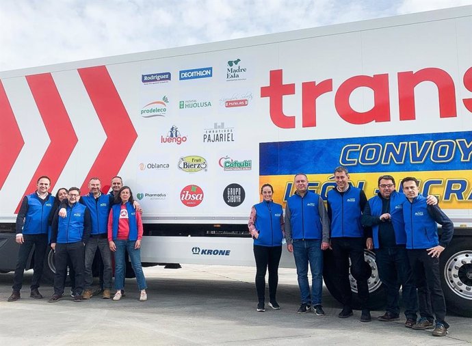 Envío de ayuda humanitaria a Ucrania por parte de Abanca Afundación, AGA-Galicia y empresas