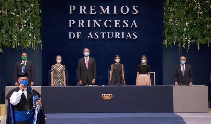 Archivo - Gala de los Premios Princesa de Asturias 2021