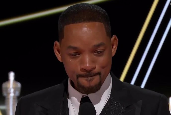 Will Smith durante su discurso en los Oscar 2022