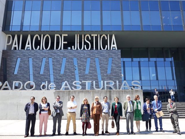 Archivo -    El presidente de la delegación territorial de la Asociación Profesional de la Magistratura, Juan Carlos García López, ha destacado este martes el elevado seguimiento de la huelga judicial por parte de jueces y fiscales en el Principado