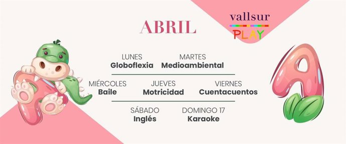 Programación Ludoteca Vallsur Abril