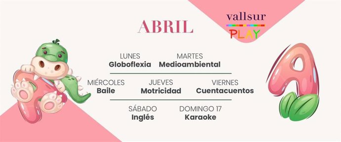 Programación Ludoteca Vallsur Abril