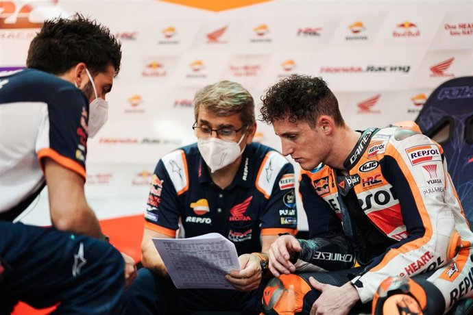 El piloto español de MOtoGP Pol Espargaró (Repsol Honda).