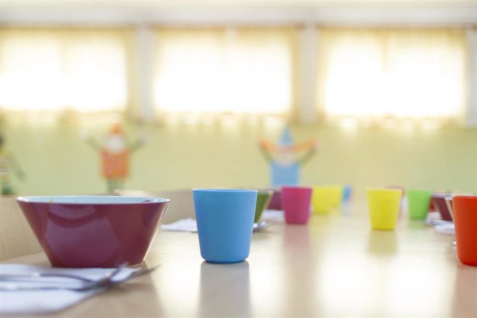 Archivo - Comedor escolar (archivo)