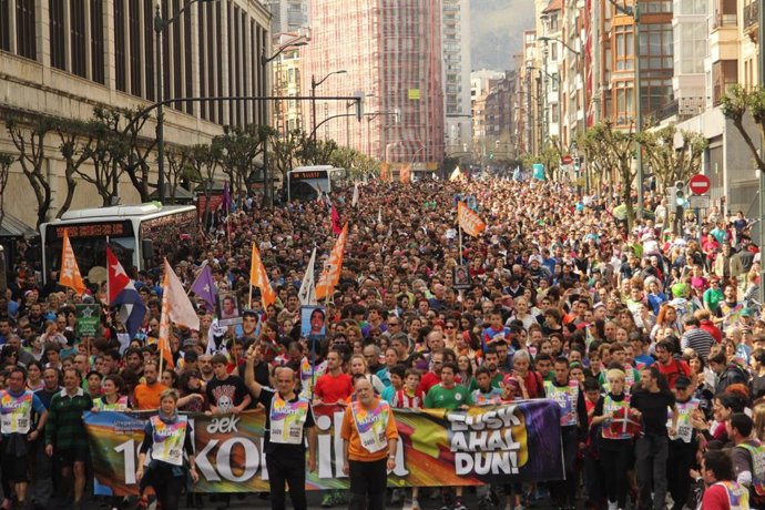 Archivo - Aurreko Korrika bat, Bilbon.