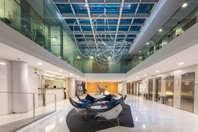 Recepció de Sercotel Caspe a la ciutat de Barcelona