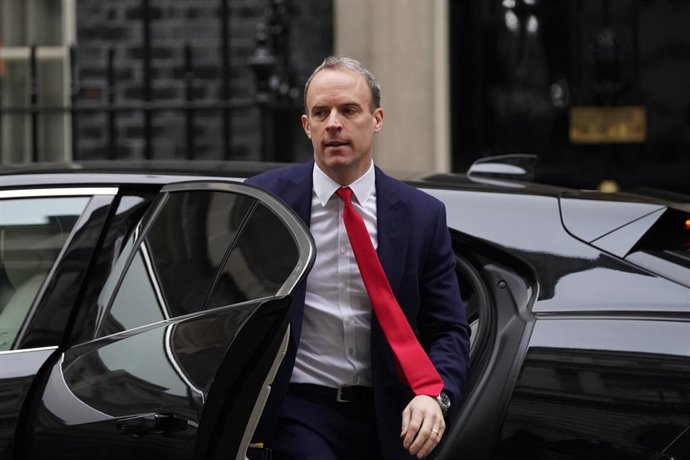 Archivo - El vice primer ministro de Reino Unido, Dominic Raab. 