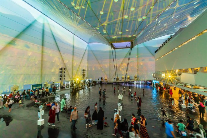 View of Brazil Pavilion at Expo 2020. Credit: Alexandre Marchetti/Itaipu Binacional