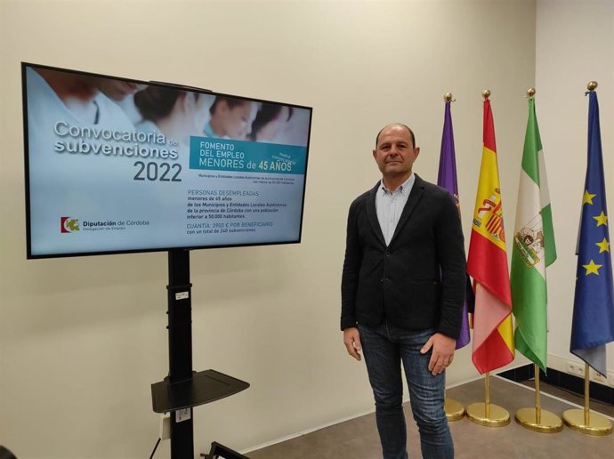 El delegado de Empleo de la Diputación de Córdoba, Miguel Ruz.