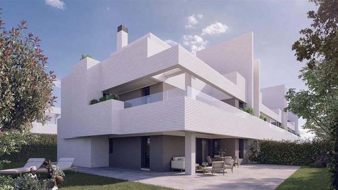 Edifico de viviendas plurifamiliares de 'Eida', primer proyecto residencial de Aedas Homes en Córdoba.