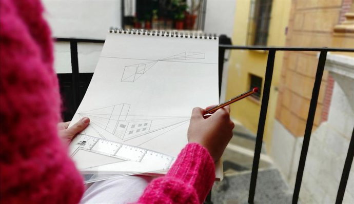 Taller de dibujo en el Museo Picasso Málaga