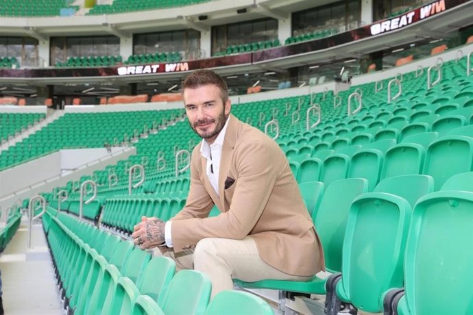 El exfutbolista inglés David Beckham.