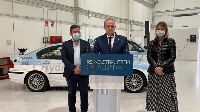 Momento de la presentación del prototipo.