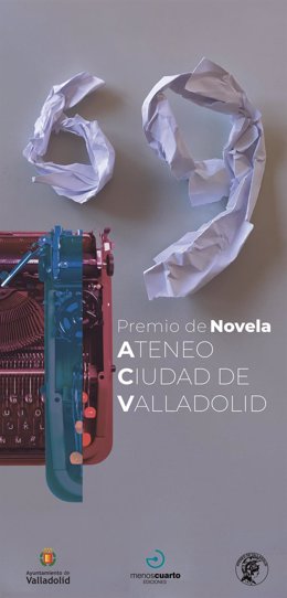 Archivo - Cartel del 69 Premio Ateneo de Novela-Ciudad de Valladolid.