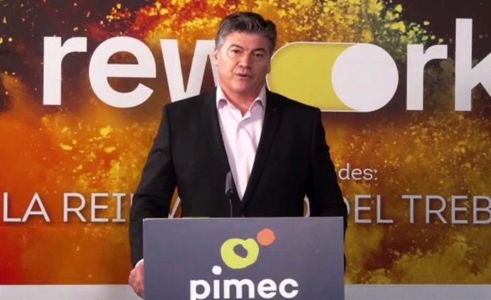 Archivo - El presidente de Pimec, Antoni Cañete