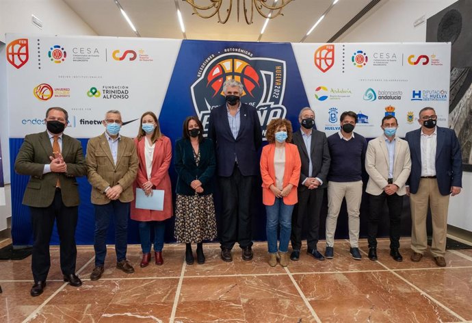 Presentación del  Campeonato de España de Baloncesto de selecciones autonómicas infantil y cadete en la Diputación.