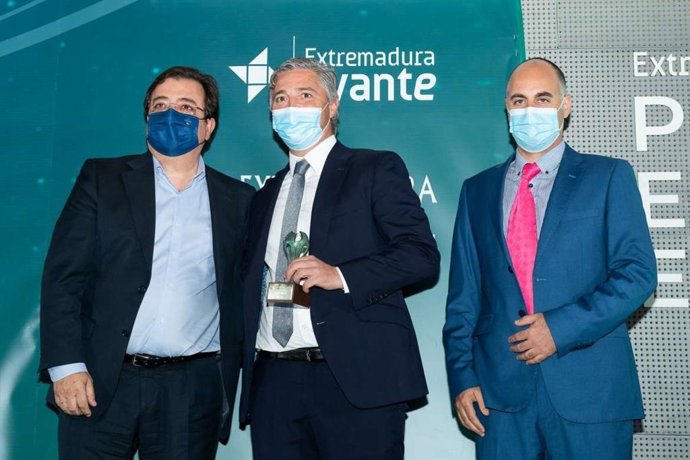 Vara, en los premios Extremadura Exporta.