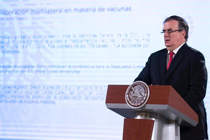 Archivo - El ministro de Asuntos Exteriores de México, Marcelo Ebrard.