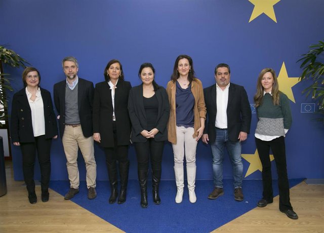 Pilar Bernal, Carlos Franganillo, Beatriz Maesso (Vicepresidenta AcademiaTV), Mayte Carrasco, María Andrés, Jalis de la Serna, Pilar Cebrián.