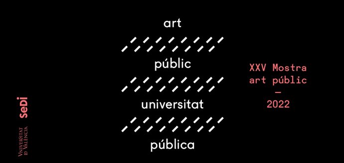 Diseño de Dídac Ballester para la XXV Mostra art públic / universitat pública