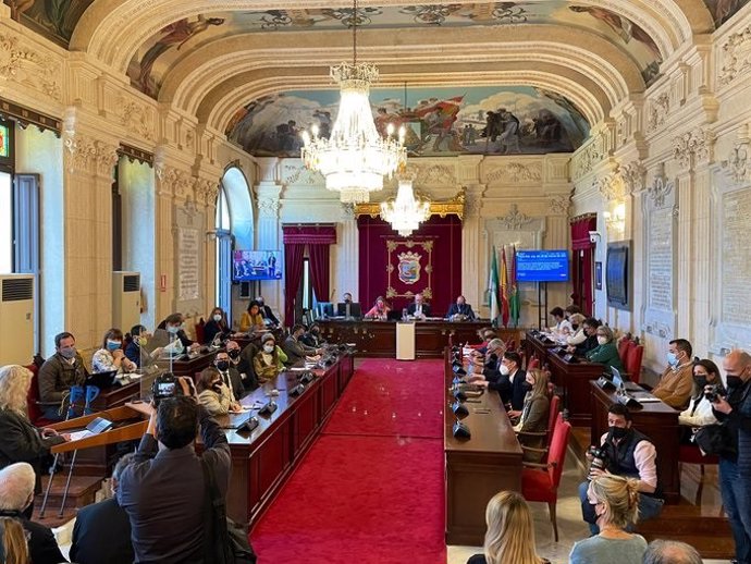 Pleno del Ayunamiento de Málaga