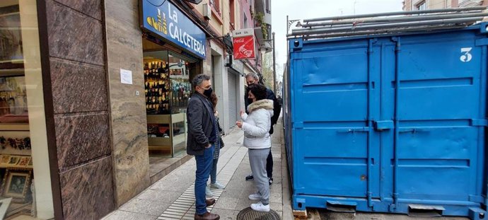 El PP pide cambiar la ubicación de las casetas de obra de República Argentina y vales de aparcamiento para los clientes