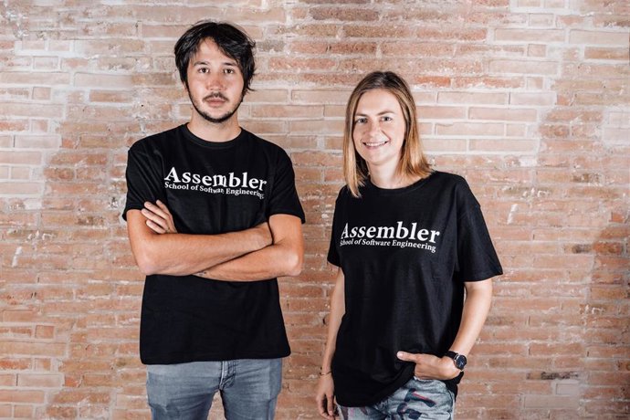 Archivo - Cristian Fondevila, cofundador y CEO, y Kasia Adamowicz, cofundadora y COO de Assembler Institute.
