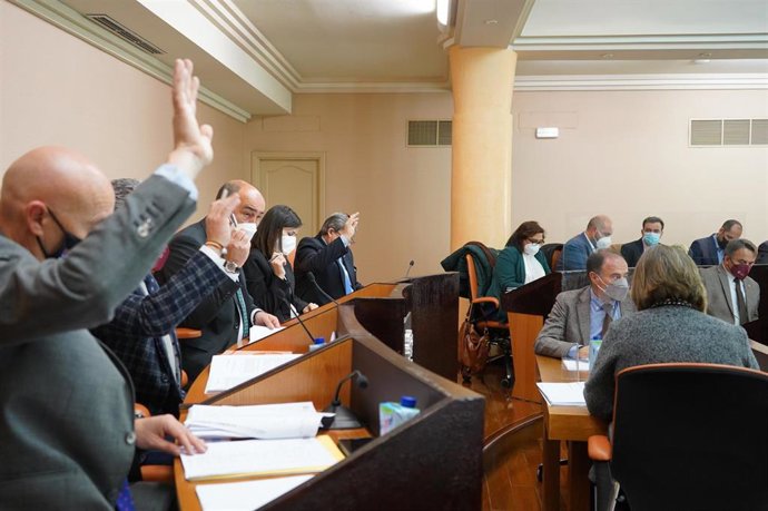 Pleno de la Diputación de Segovia.