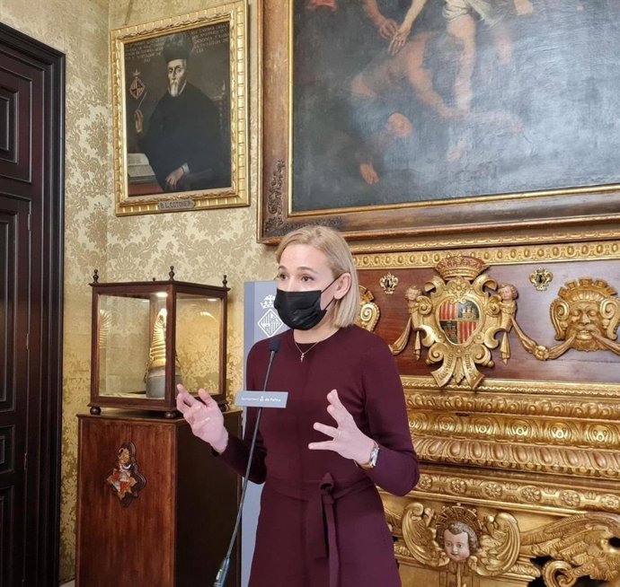 Archivo - La portavoz de Cs en el Ayuntamiento de Palma, Eva Pomar.