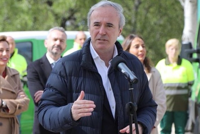 El presidente del Partido Popular en Aragón, Jorge Azcón