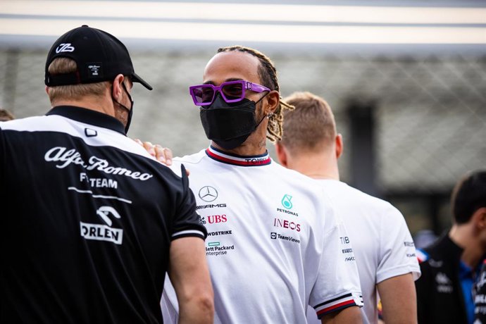 HAMILTON Lewis (gbr), Mercedes AMG F1 Team W13, portrait during the Formula 1 STC Saudi Arabian Grand Prix 2022, 2nd round of the 2022 FIA Formula One World Championship, on the Jeddah Corniche Circuit, from March 25 to 27, 2022 in Jeddah, Saudi Arabia 