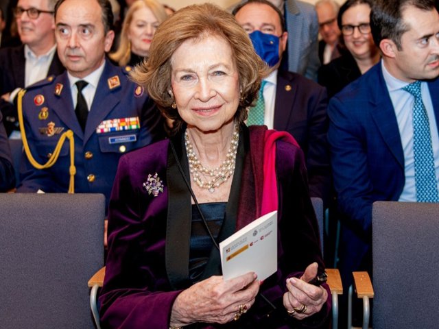 La Reina Sofía, sonriente y relajada en su reaparición en Nueva York