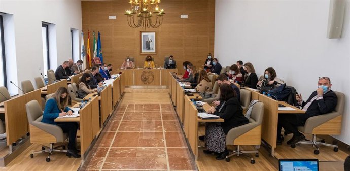 Pleno de la Diputación celebrado este jueves.