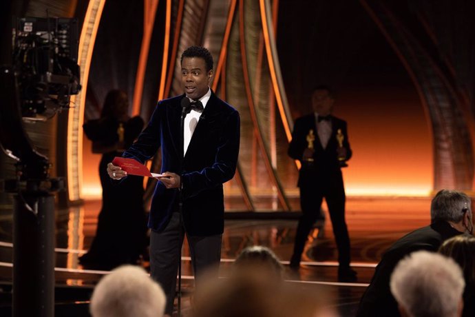 Chris Rock presents the Oscar for Documentary Feature during the live ABC telecast of the 94th Oscars at the Dolby Theatre