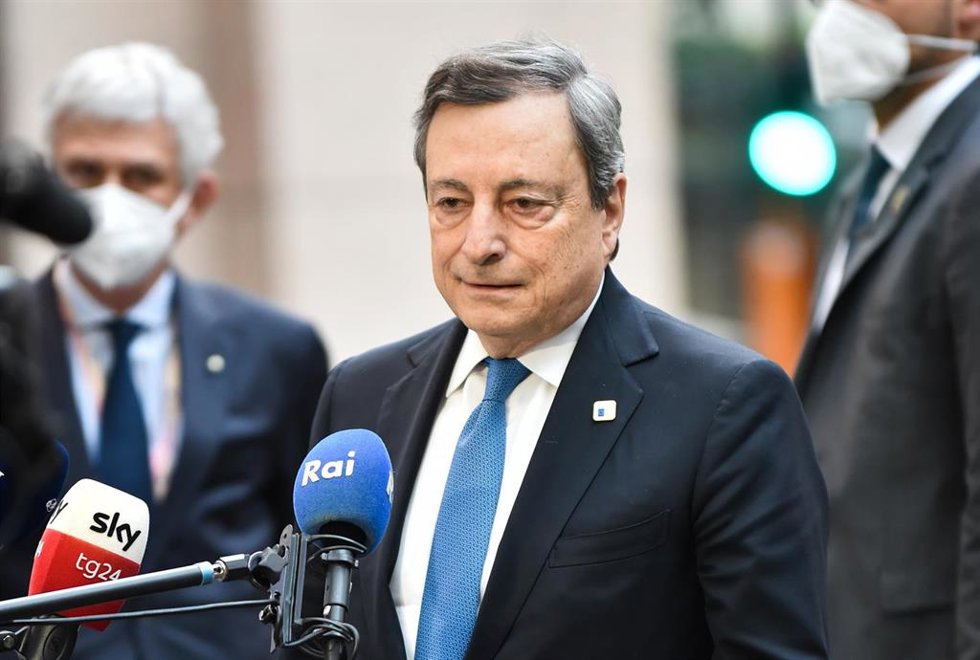 El primer ministro de Italia, Mario Draghi.