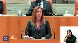 La diputada del PP, Begoña Martínez, ha defendido la proposición de ley