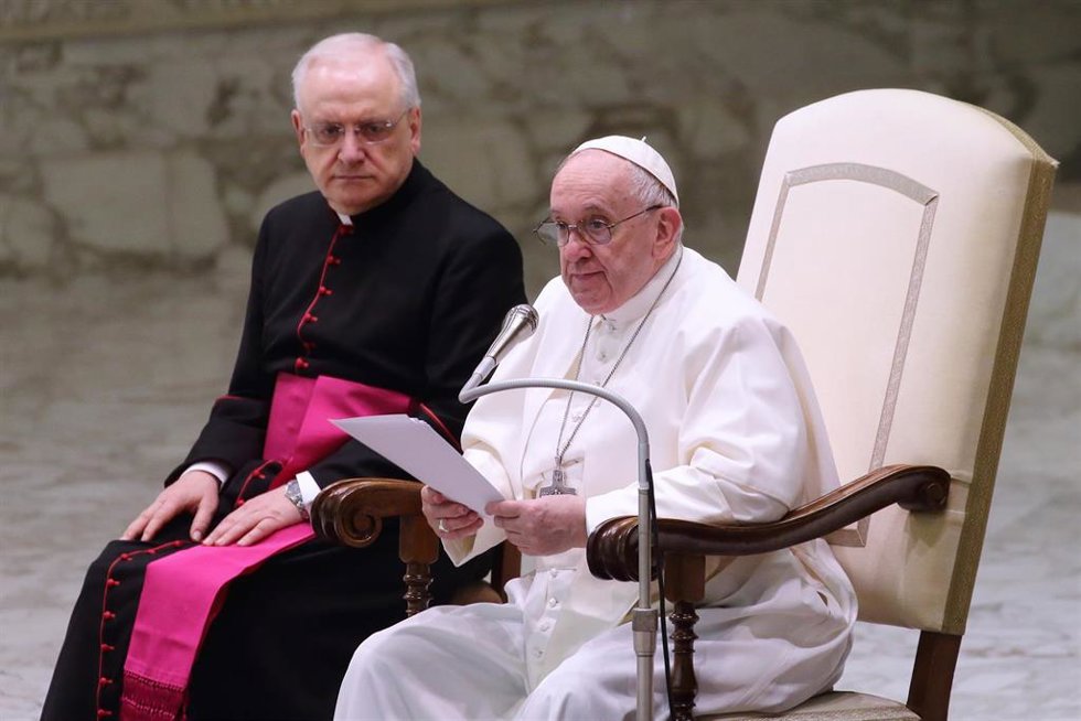 El Papa en la audiencia general de este miércoles